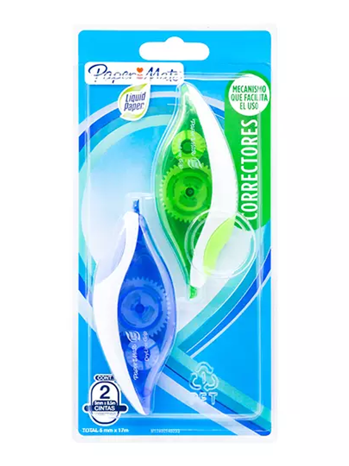 Corrector en cinta dry line blister con 1