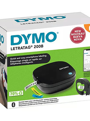 Rotuladora Dymo LetraTag 200B.