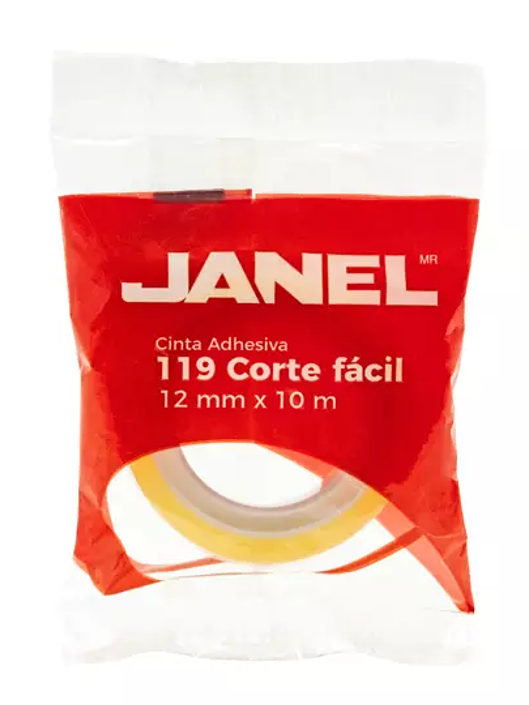 Cinta adhesiva transparente JANEL 12x10 1