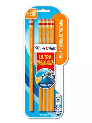 Lápiz Mirado no 2 hexagonal 4 piezas