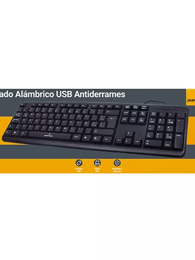 Teclado Perfect Choice sistema de drenaj 1