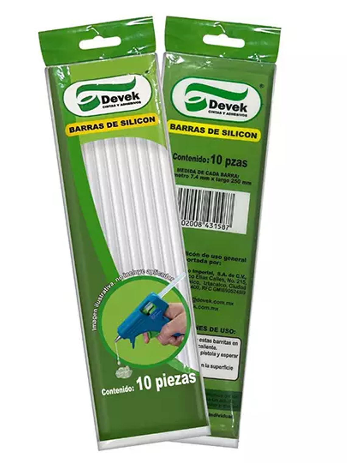 Silicon en barra delgado Devek bolsa con 1