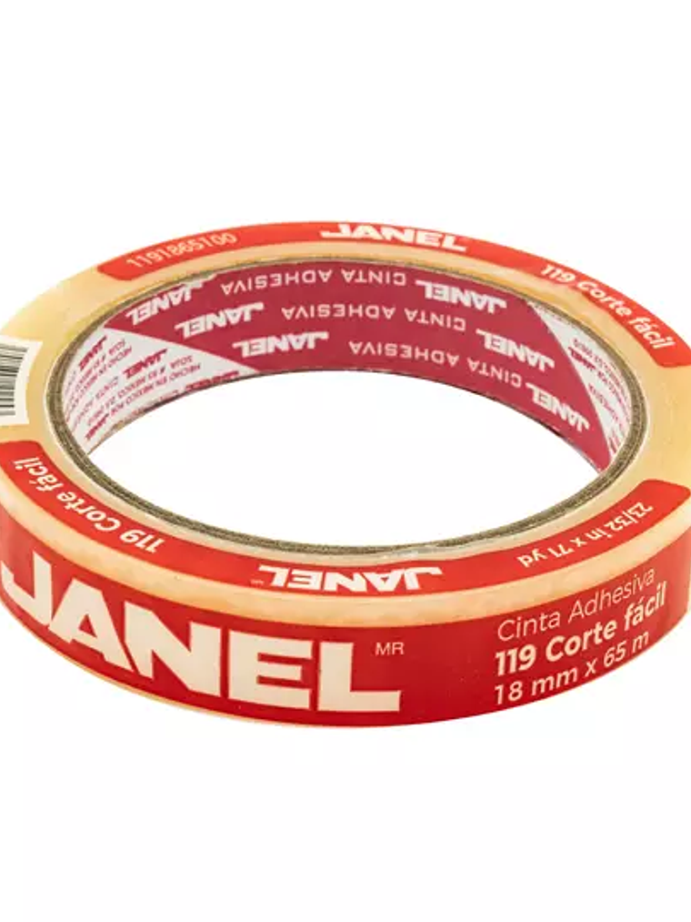 Cinta adhesiva línea 119 transparente JA 1