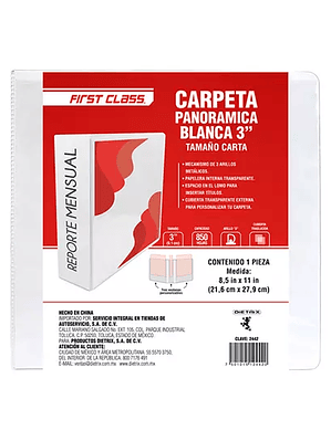 Carpeta de vinil carta DIETRIX 3 pulgada