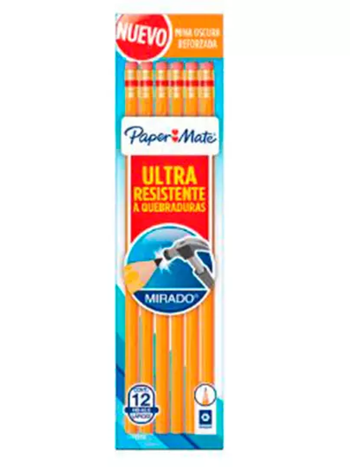 Lápiz Mirado hexagonal no 2 caja con 12 1