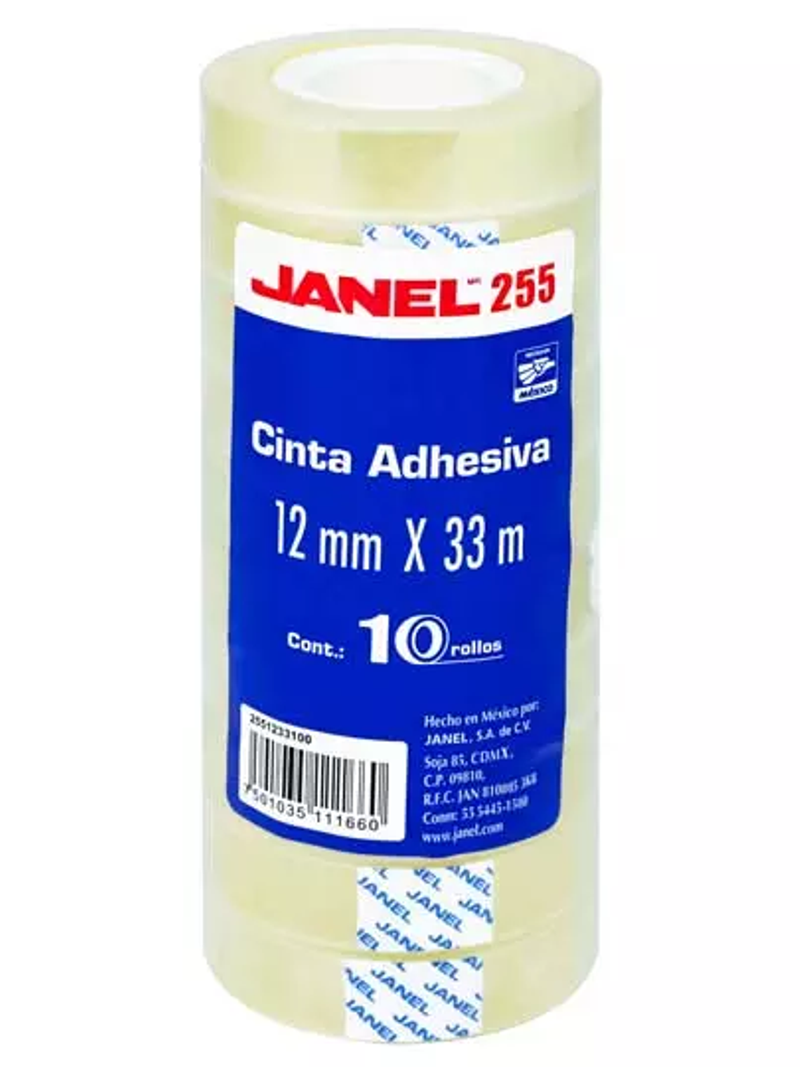 Cinta adhesiva económica línea 255 JANEL 1