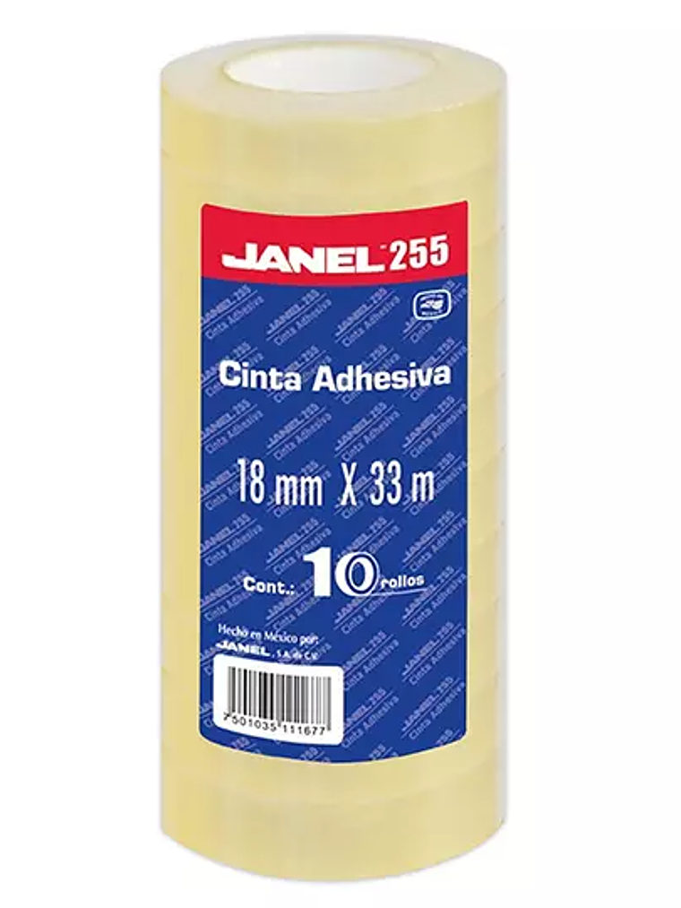 Cinta adhesiva económica línea 255 JANEL 1