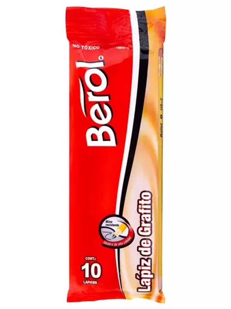 Lápiz hexagonal Berol no 2 10 piezas 1