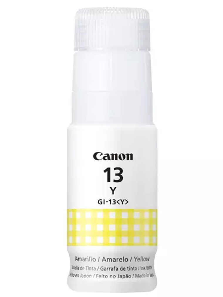 Tinta Canon GI-13 amarilla 1