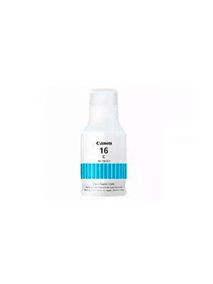 Tanque de tinta Canon GI-16 cyan.