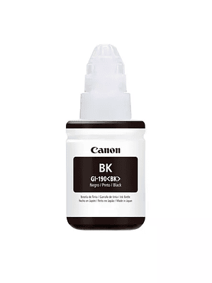 Tinta Canon GI-190 negro