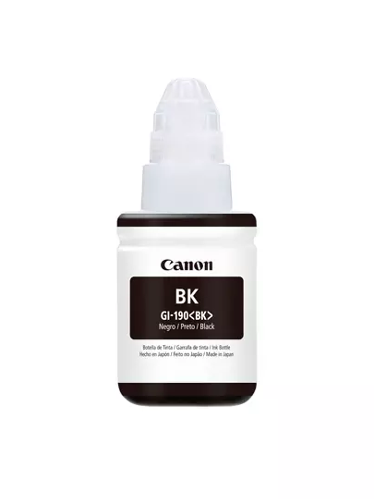 Tinta Canon GI-190 negro 1