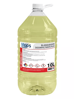 Blanqueador Super mops, cloro 10 Lt.