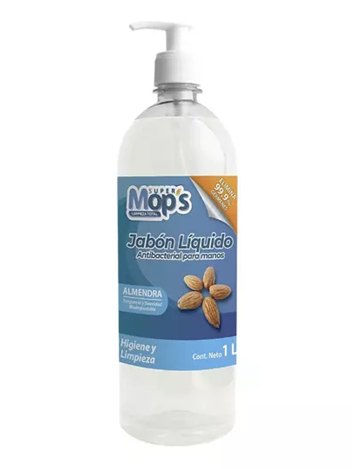 Jabon para manos antibacterial Super mop 1