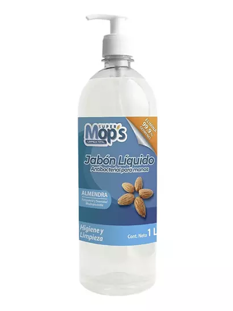 Jabon para manos antibacterial Super mop 1