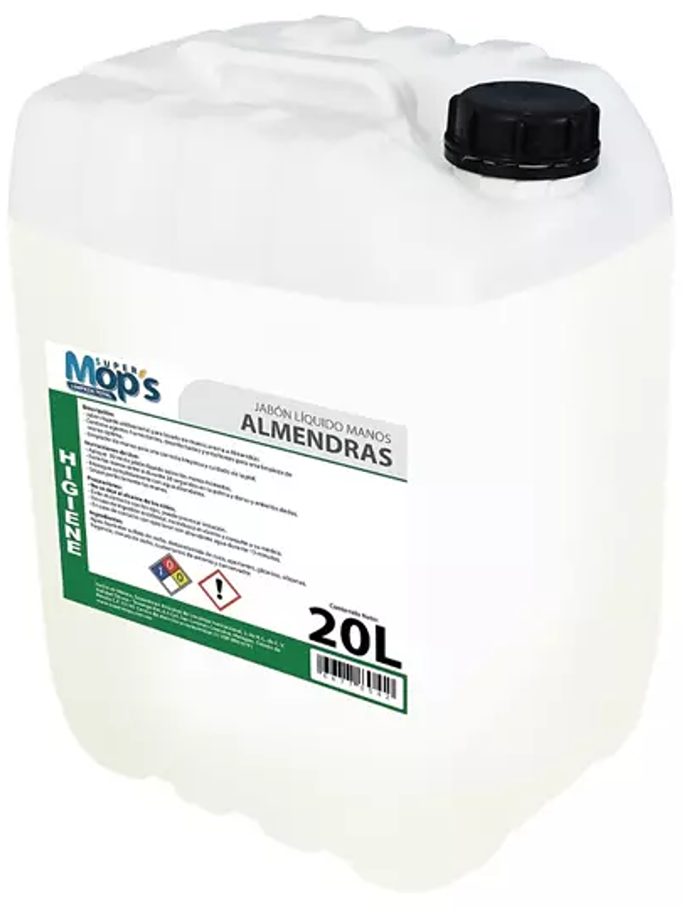 Jabon para manos Super mops aroma almend 1