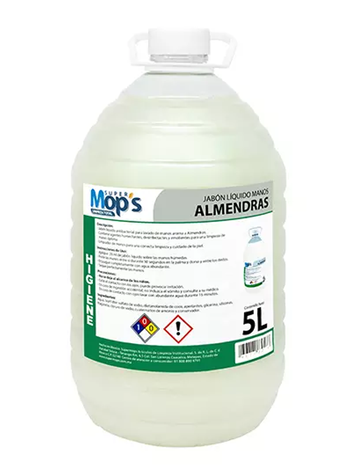 Jabon para manos Super mops aroma almend 1