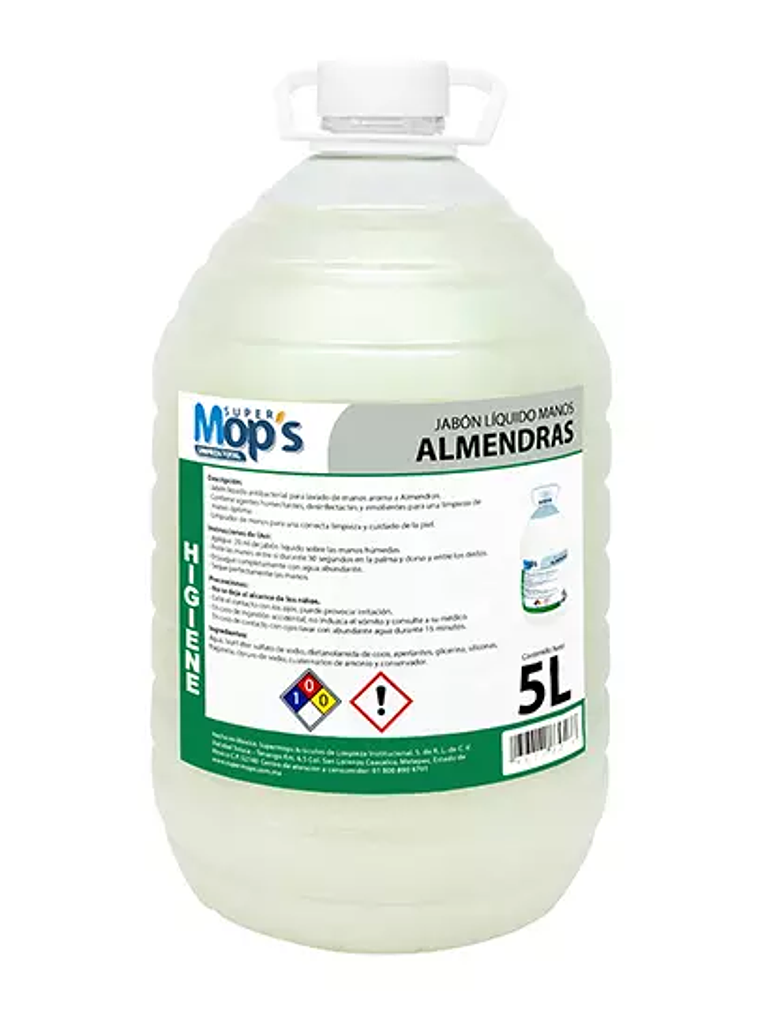 Jabon para manos Super mops aroma almend 1