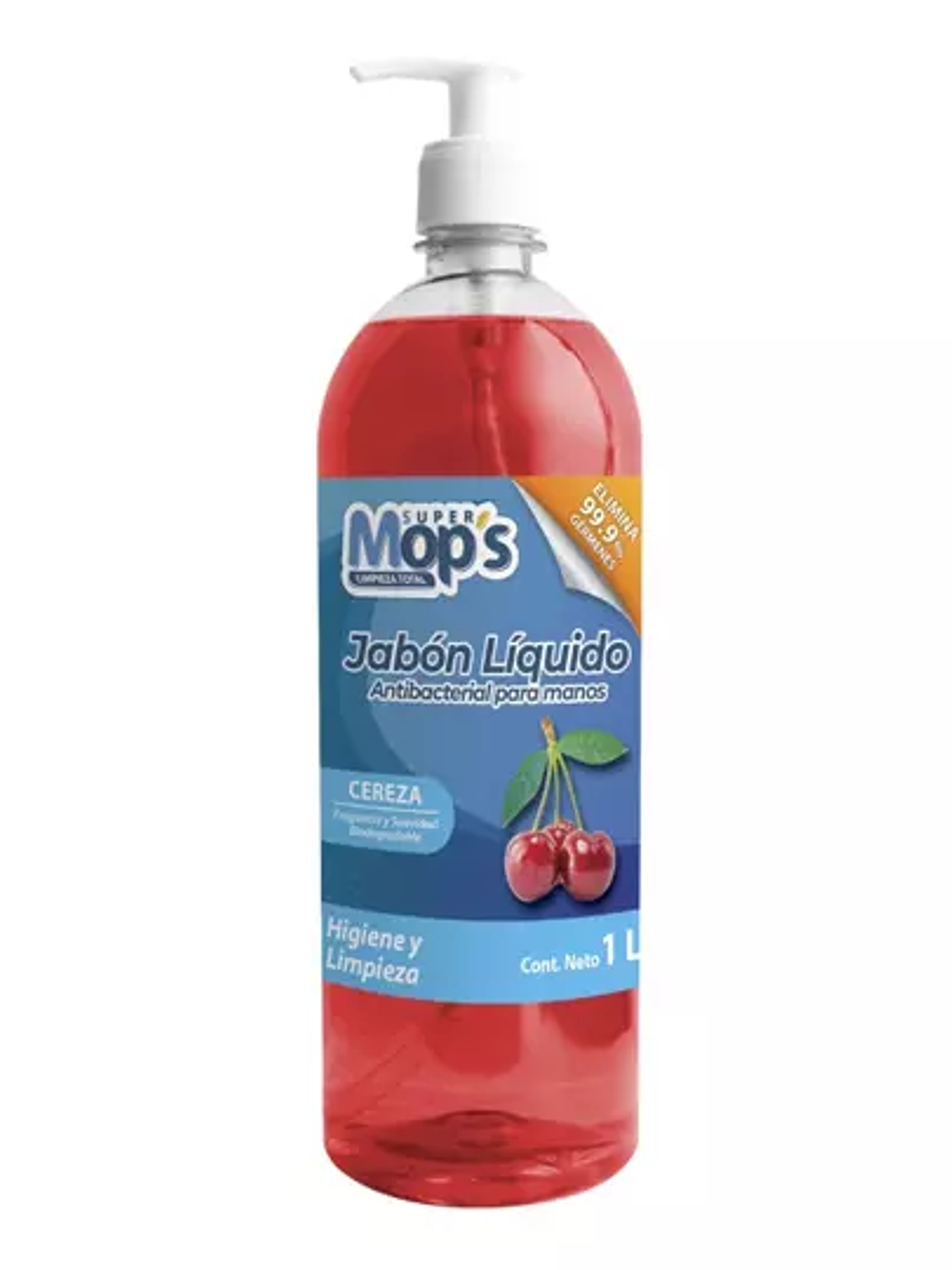 Jabon para manos antibacterial Super mop 1