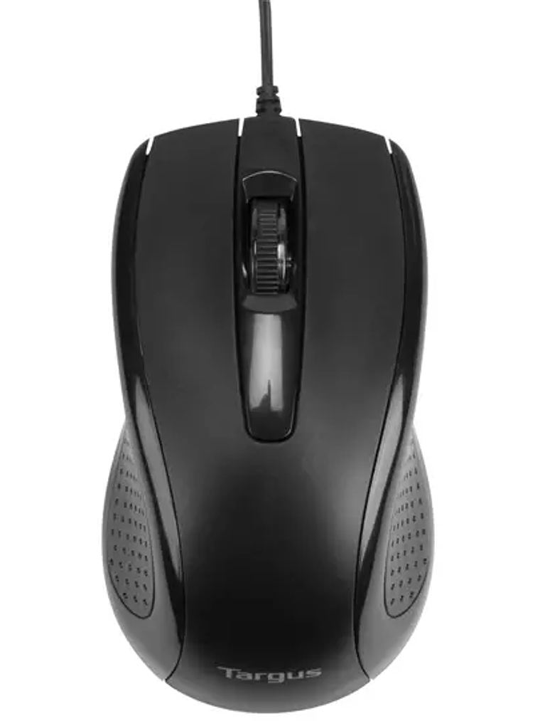 MOUSE TARGUS OPTICO ALÁMBIRCO NEGRO. 1