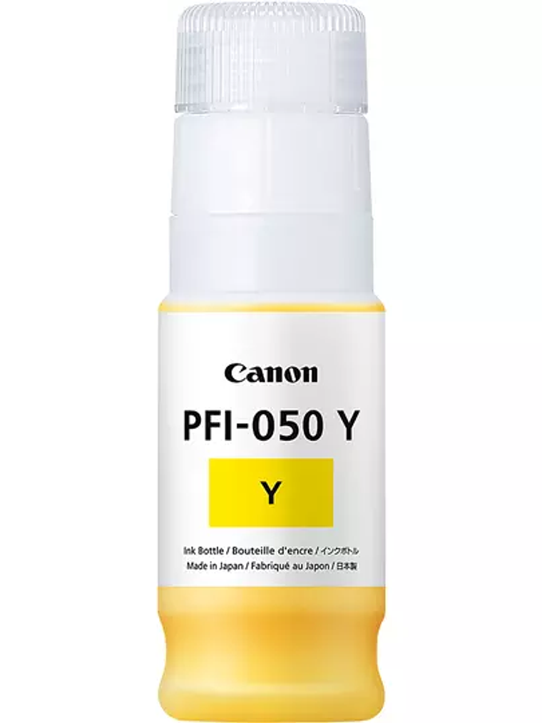 Tinta Canon PFI-050 amarillo 1