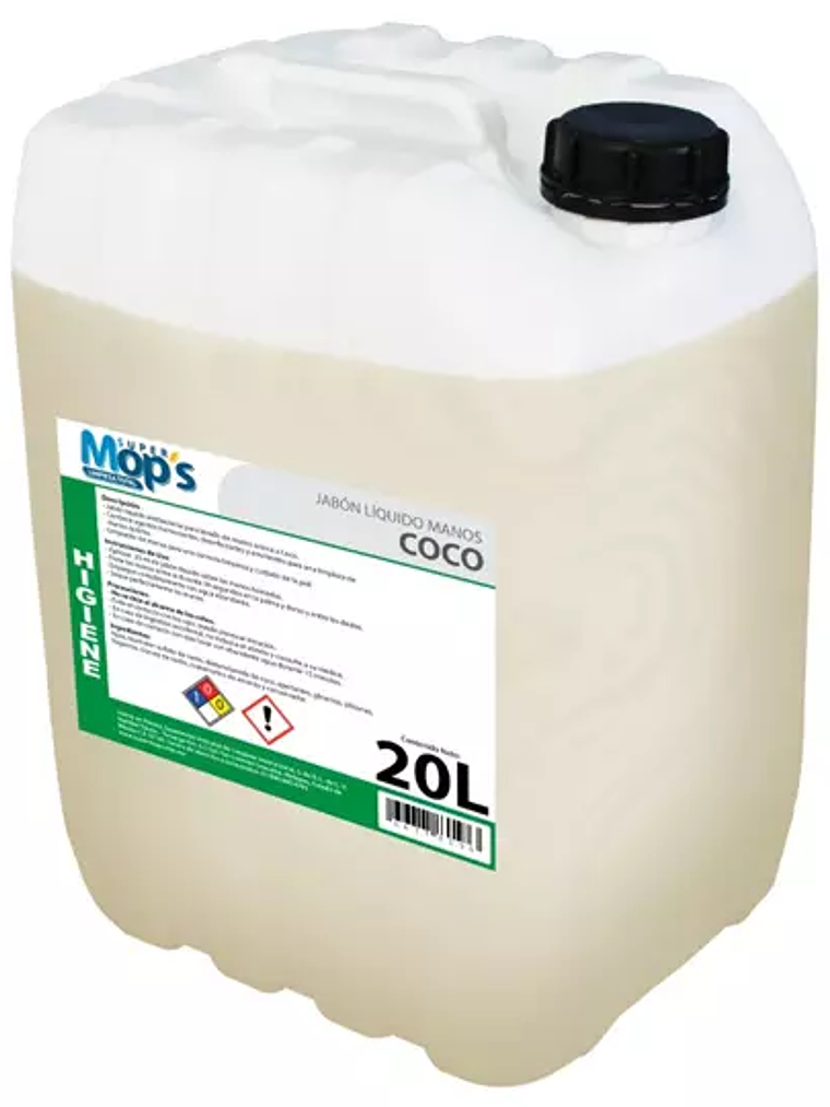 Jabon para manos Super mops aroma coco 2 1