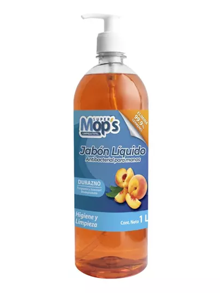 Jabon para manos antibacterial Super mop 1