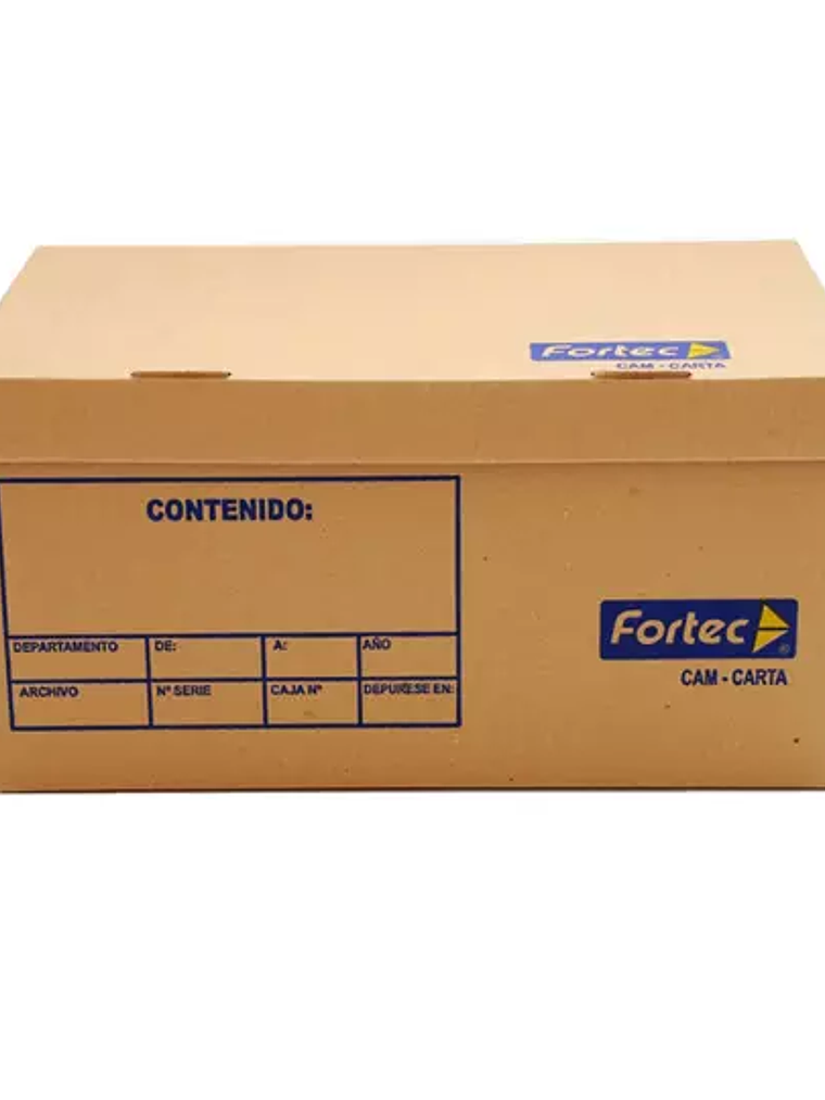 Caja de archivo de cartón Fortec carta c 1