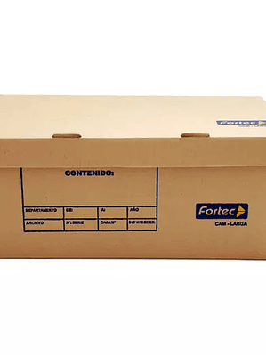 Caja de archivo de cartón Fortec oficio