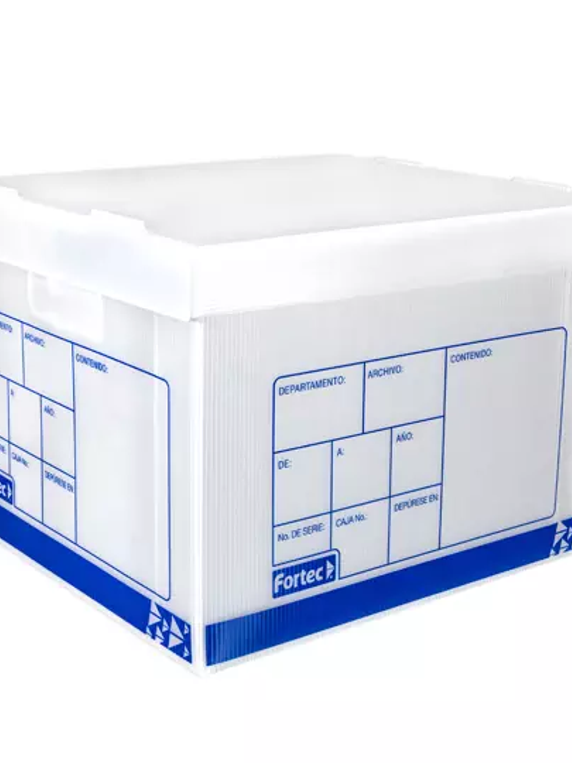 Caja de archivo plástica Fortec carta/of 1