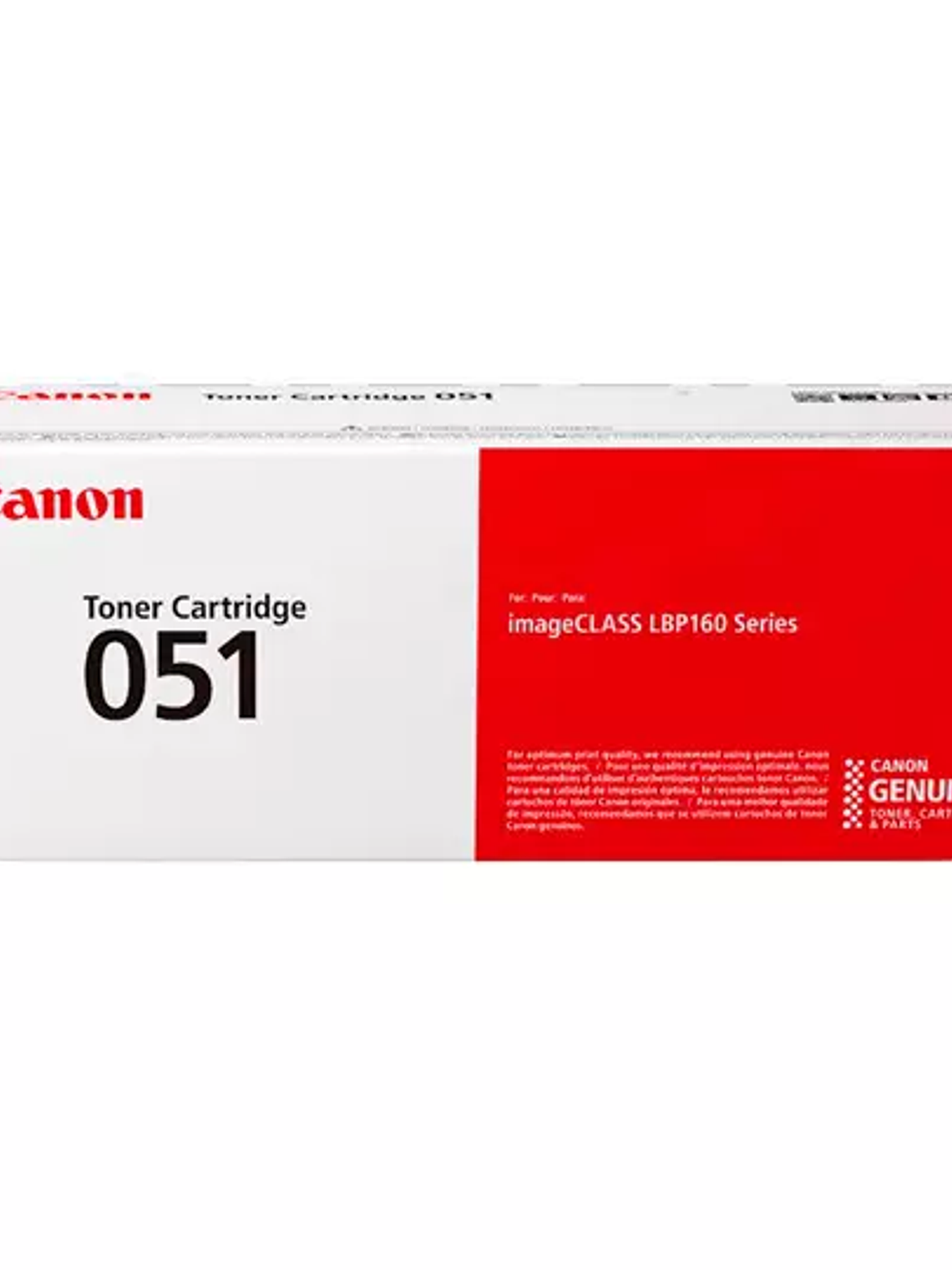 Cartucho Canon para toner 051 negro 1