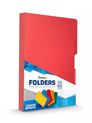 Folder de color intenso Fortec oficio co