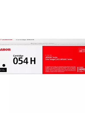 Cartucho Canon para toner 054 H negro