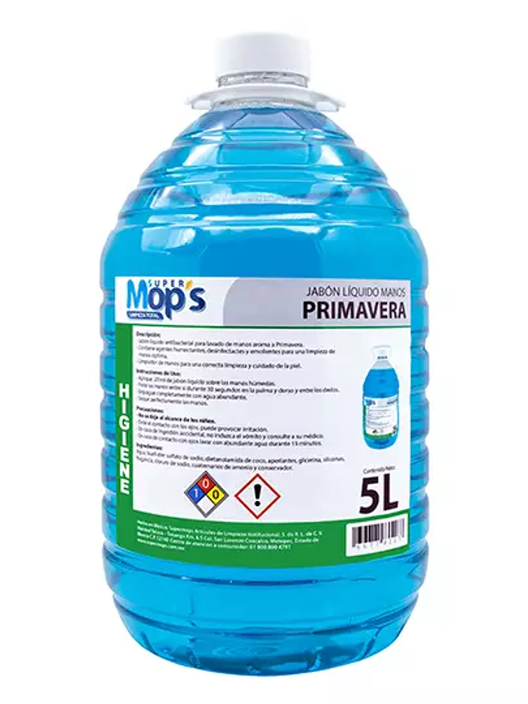 Jabon para manos Super mops aroma primav 1