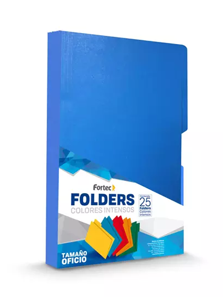 Folder de color intenso Fortec oficio co 1