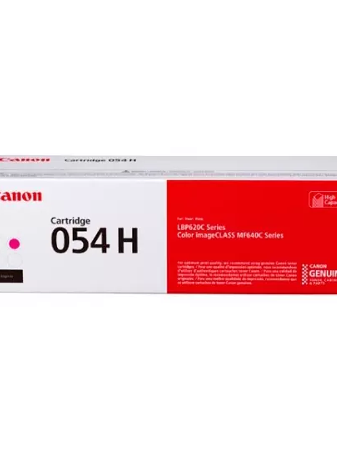 Cartucho Canon para toner 054 H magenta 1