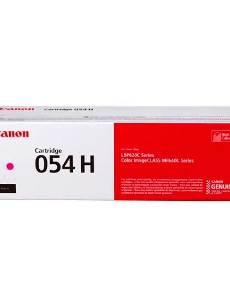 Cartucho Canon para toner 054 H magenta 1