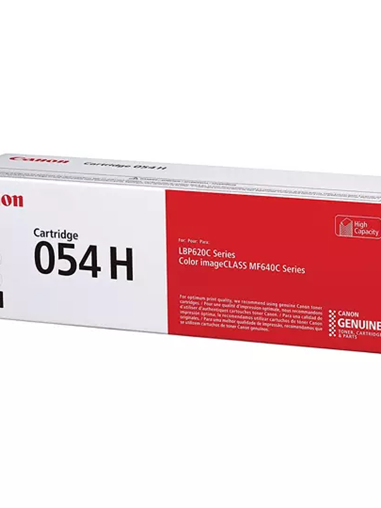 Cartucho Canon para toner 054 H amarillo 1