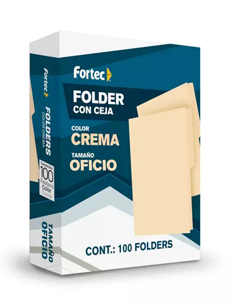 Folder manila económico Fortec oficio co 1