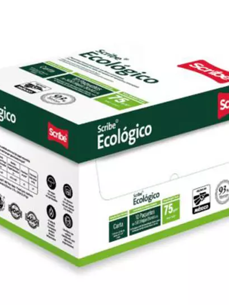 Caja de papel bond Ecologico Scribe tama 1