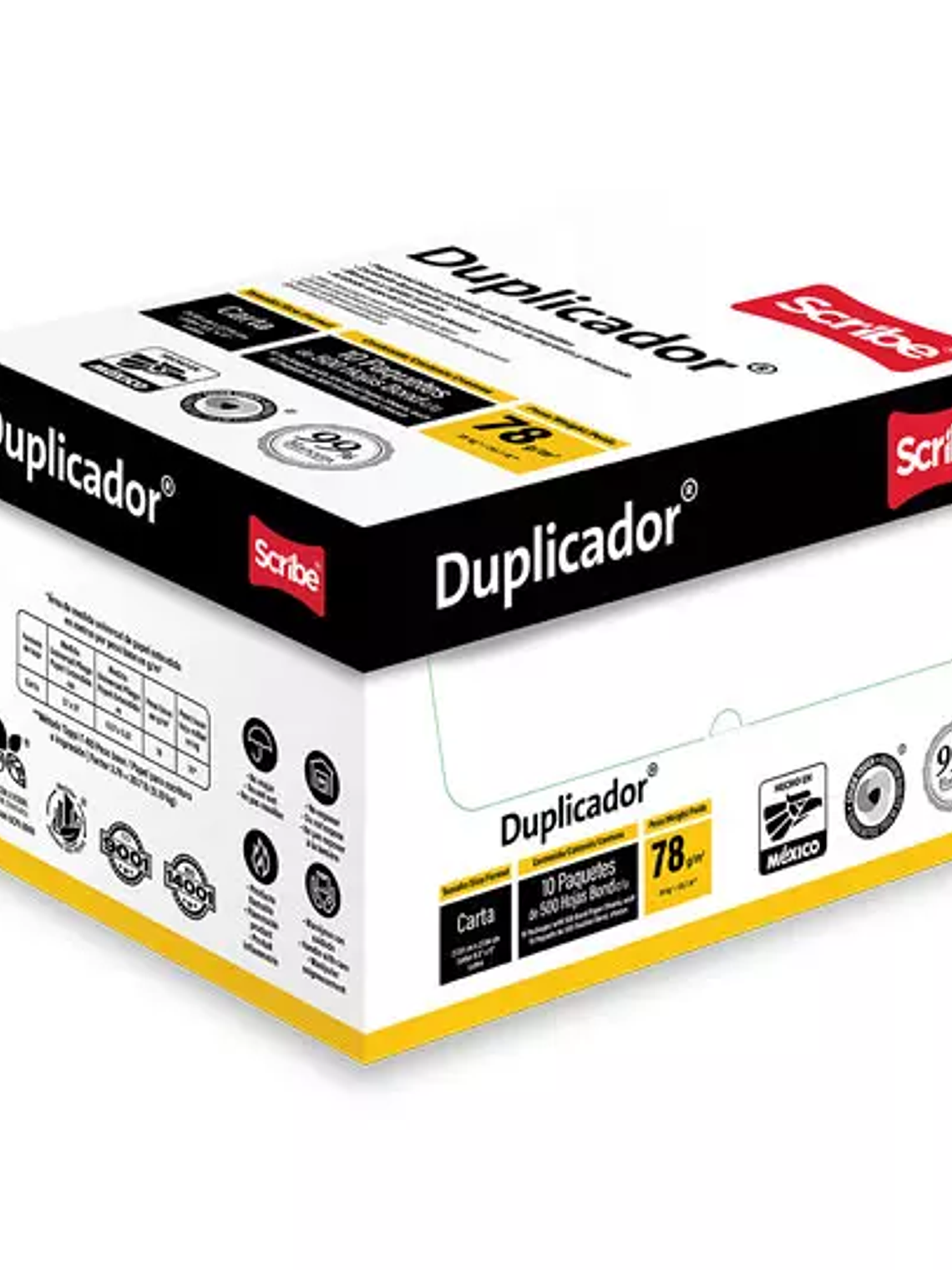 Caja de papel bond Duplicador Scribe tam 1