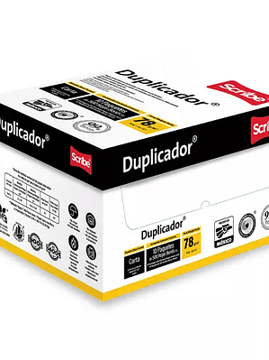 Caja de papel bond Duplicador Scribe tam