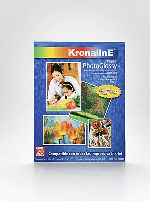 Papel fotografico Kronaline photo glossy