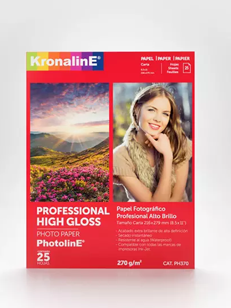 Papel fotografico Kronaline high glossy 1