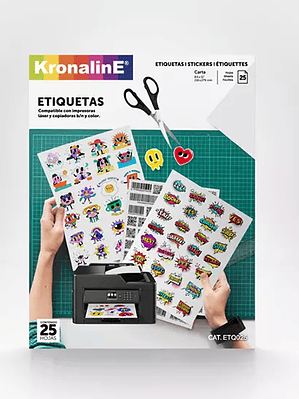Etiqueta laser Kronaline ETQ025 tamaño c