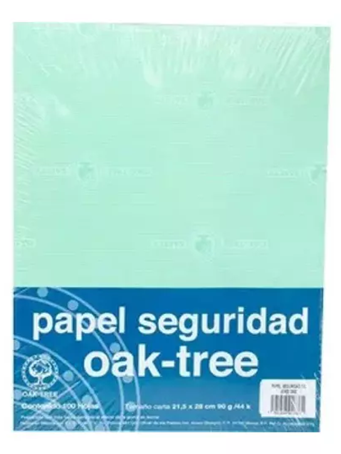 Paquete de papel seguridad Oaktree verde 1