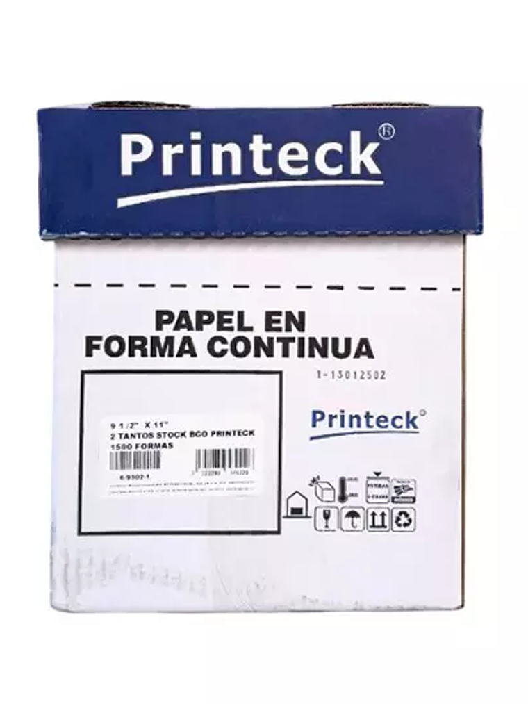 Caja de papel stock Printeck de 9.5
