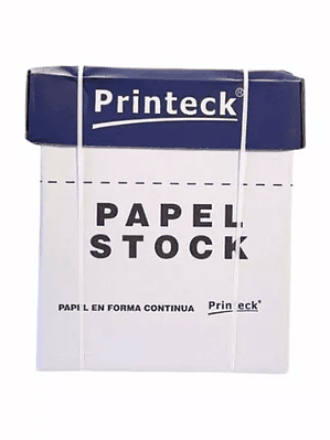 Caja de papel stock Printeck de 9.5