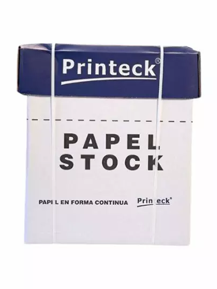 Caja de papel stock Printeck de 9.5