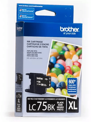 Cartucho brother de tinta negro LC75BK